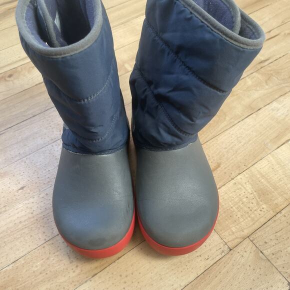 Crocs Kids Snow Boots Unisex US Shoes Size‎ C 11 Navy Red - Picture 7 of 10